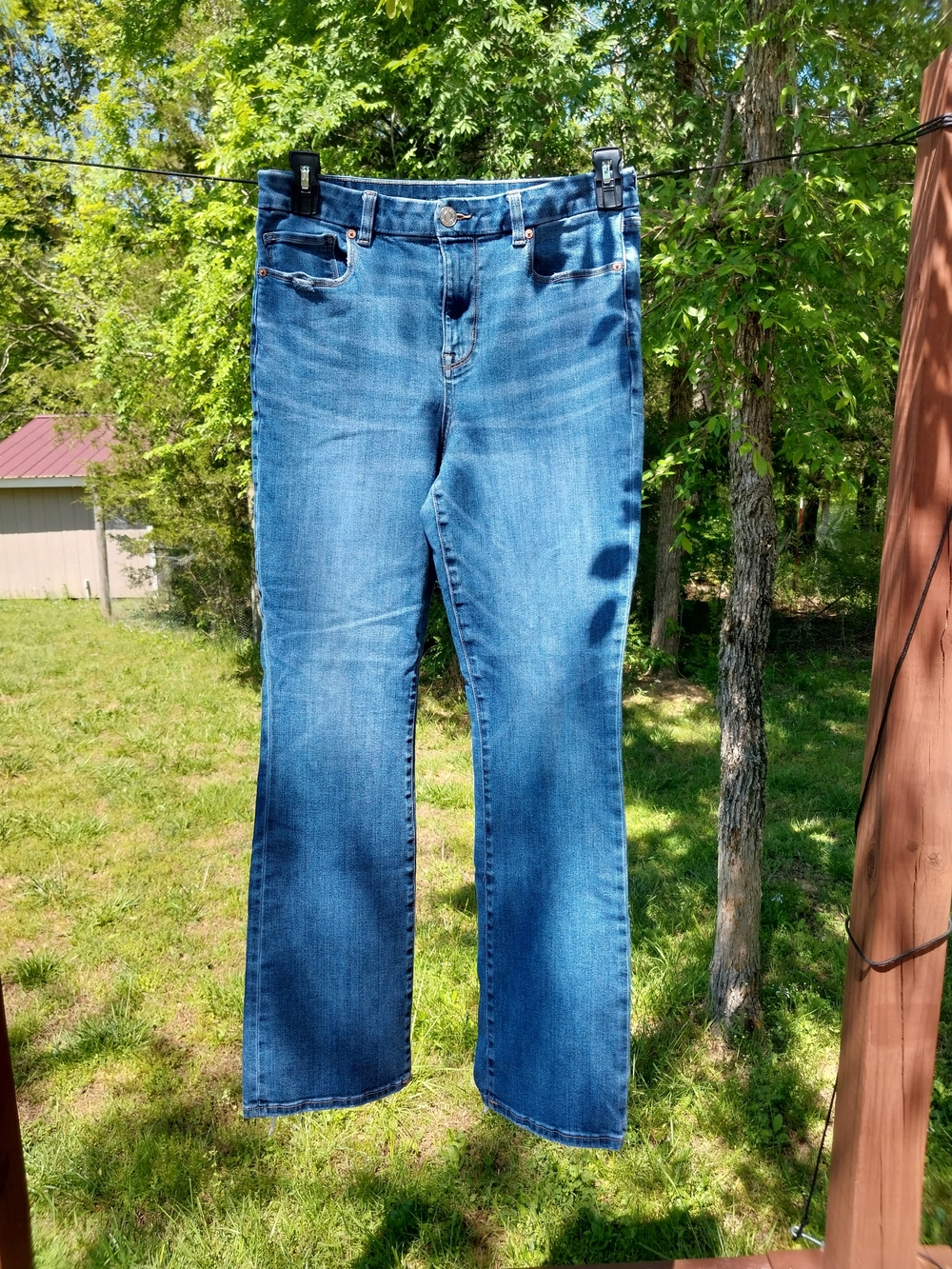 American Eagle Outfitters Women's Blue Bootcut Jeans